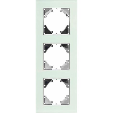 S-EMPOT.VERRE NATUREL CADRE 3ELEM.HORI : encastrable en verre naturel, avec cadre horizontal à trois éléments, pour éclairer et décorer vos espaces avec style.