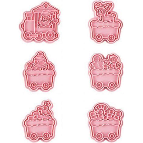 Kuchen-, Keks- und Gebäckform, 3D-Cartoon-Backformen, Backen, Weihnachtstiere, Bäume
