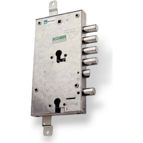 Serratura Metallo Applicare 85595 Mottura Doppio F.sagom M2 Tripl con Scr