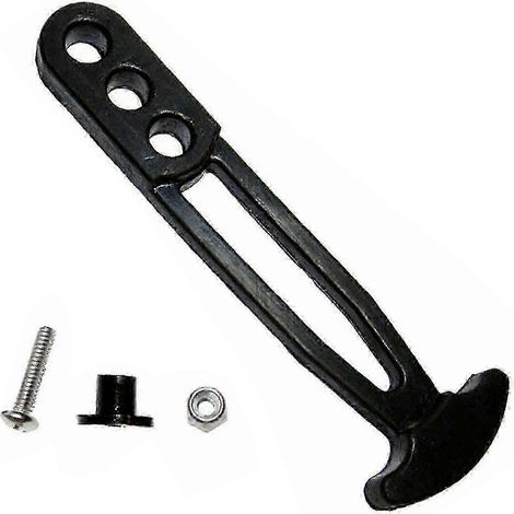 Sangle de fixation en caoutchouc pour échelle de bateau (type planche) – Noir, 1 pièce (1/3)