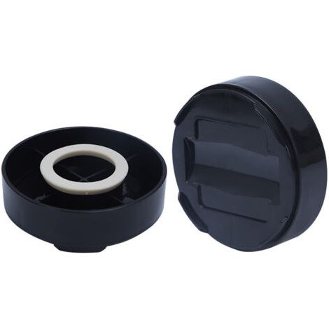 Paquet de 8 rehausseurs de lit transparents/rehausseurs de lit/rehausseurs de meubles/pieds de meubles, librement attachables pour ajouter la hauteur souhaitée，noir (1/4)