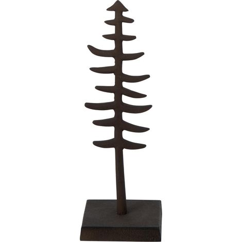 Sapin de Noël en Métal "Courchevel" 37cm Marron
