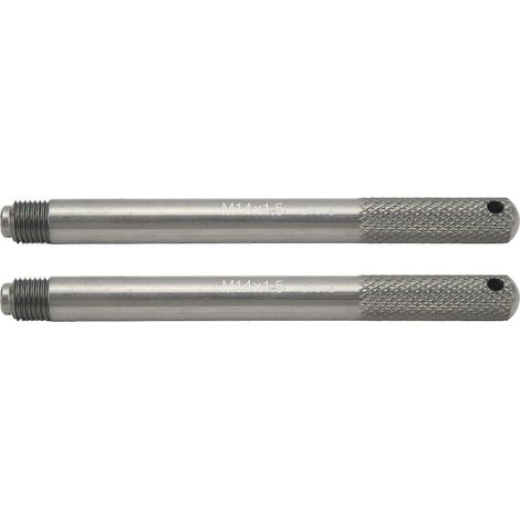 2-teiliges Radzentrierstift-Set mit Radaufhängungsstiften und Felgenbolzen-Führungswerkzeug für die Autoreifenreparatur M14 x 1,5 (1/5)