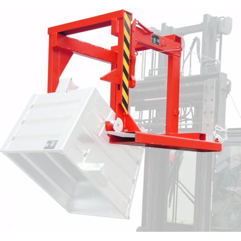 Bauer Südlohn Traverse pour benne empilable BST-U 30, laquée, rouge feu