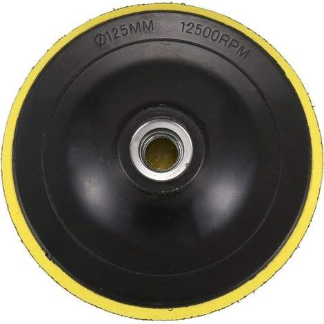 125-mm-Polierscheibe mit M14-Gewinde, Schleifpad für Winkelschleifer (1/5)