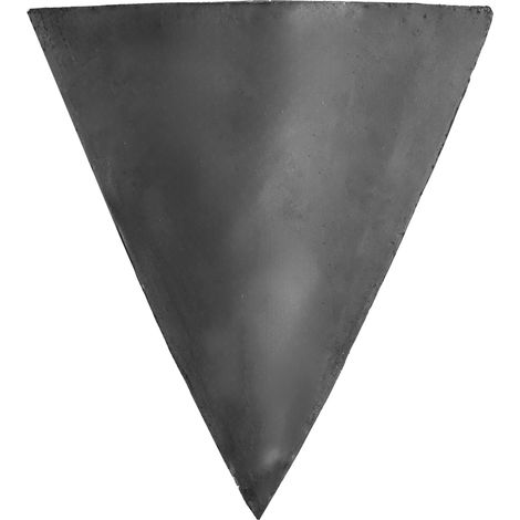 Vomerina a saldare in acciaio stampato larghezza 200mm e lato obliquo 230mm (1/3)