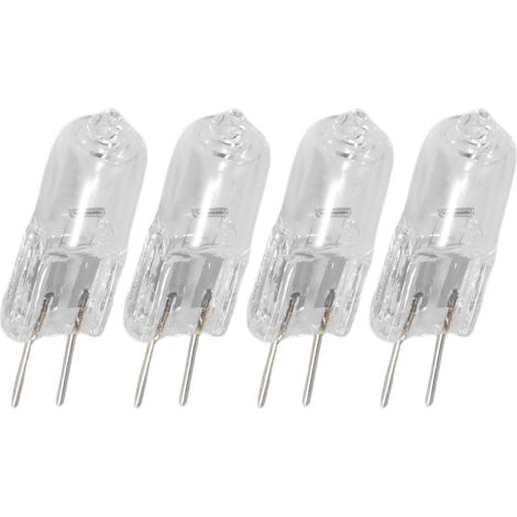 Ampoule halogène 12 V 20 W, culot G4 à 2 broches, lot de 4, blanc chaud (1/5)