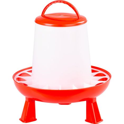 Futterautomat Goodfarm, 9 kg, Geflügel, Kunststoff, mit Füßen, Tränke (1/4)