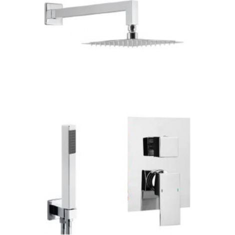 Kit Doccia Completo Quadro Misura Soffione 30 cm