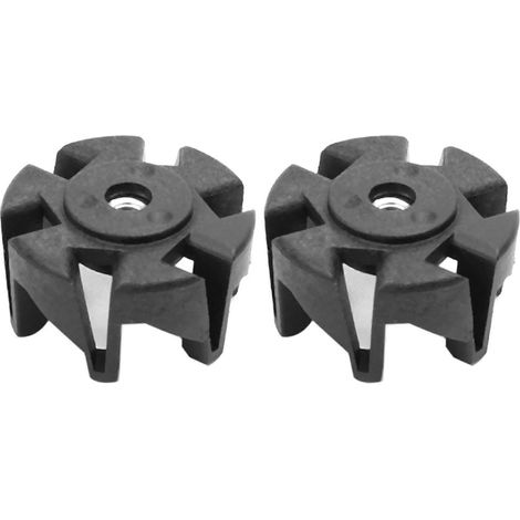 2 pièces de rechange pour mixeur à pied avec lame et axe en plastique, compatibles avec les modèles HR2003, HR2004, HR2006, HR2024 et HR2027. (1/5)