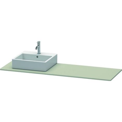 Duravit XSquare Konsole, 1 Ausschnitt links, 1600x16x550mm, (1/5)