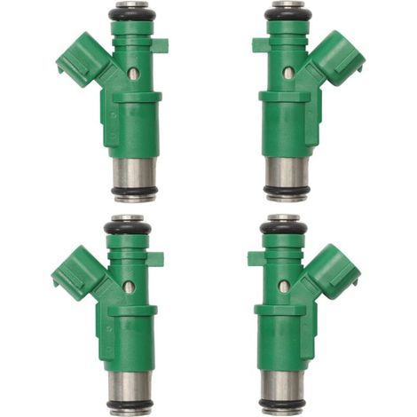 Juego de 4 inyectores de combustible para Peugeot 1007 206 207 y Citroën C2 C3 Nemo 01F023, 1984G0, 9655833580, 81.217, 75117167, H75117167, 3488 002 (1/4)