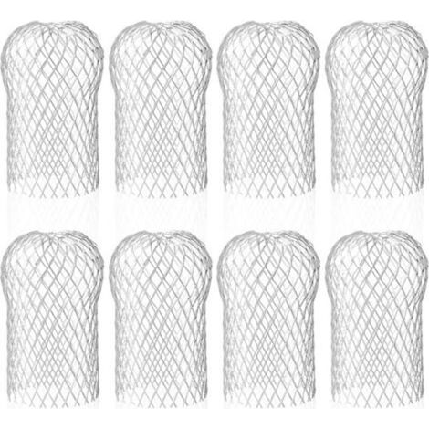 Set aus 8 Aluminium-Dachrinnen-Gittern, flexible und langlebige Dachrinnenfilter für Hausdachrinnen gegen Blätter (1/5)