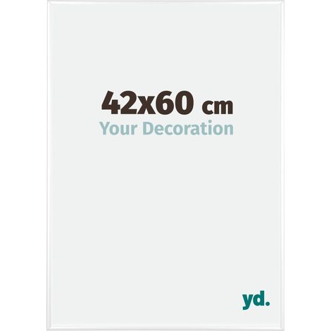 yd. - Cadre photo 42x60 - Blanc Brillant - Aluminium - Kent (1/5)