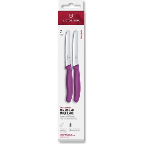 Coltelli da cucina Victorinox swiss classic 2 pezzi lama seghettata