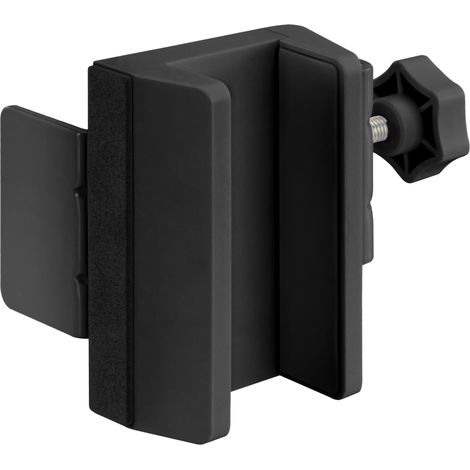 Pince de Pied de Table pour multiprise à vis Noir (1/5)