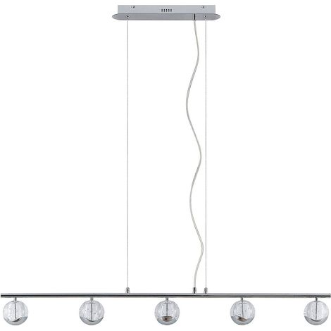 [NEUWERTIG] B-Ware Lucande Kilio Led Hängeleuchte Hängeleuchte Hängelampe Leuchte 5 Flammig Chrom (1/5)