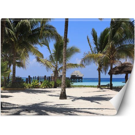 Carta Da Parati, Maldive Spiaggia Paradiso delle Palme - 400x280 (1/5)