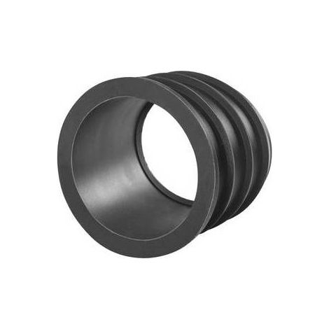 RÉDUCTEUR EN CAOUTCHOUC NR NOIR D. 75 Dimensions : diamètre intérieur 63 mm