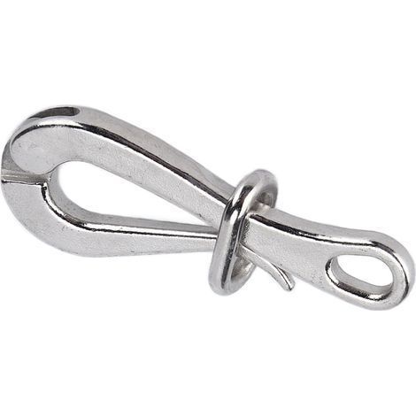 10 cm (4 Zoll) langer Pelikanhaken aus rostfreiem, poliertem Edelstahl 316, Bootszubehör (1/5)