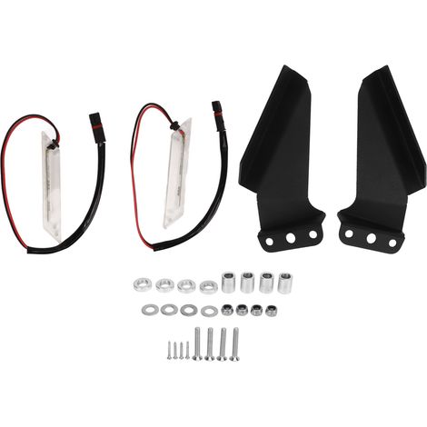 Feu clignotant avant invisible aile rétrofitée indicateur ambre pour S1000RR 2019‑2022 (1/5)