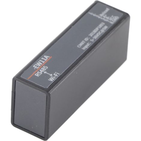 Serveur série RS485 vers Wi-Fi avec antenne intégrée, module de communication sans fil et interface RJ45. (1/5)