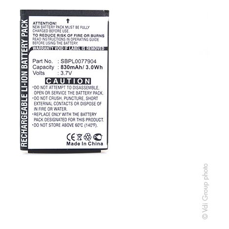 NX - Batterie téléphone, smartphone, GSM pour LG 3.7V 830mAh - LGTL-GBIP-830LGTLGBIP830 (1/4)