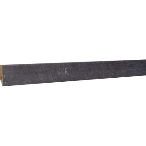 Classen Clip-Fußleiste 240 cm 58 x 19 mm Infinity Dark Sockelleiste
