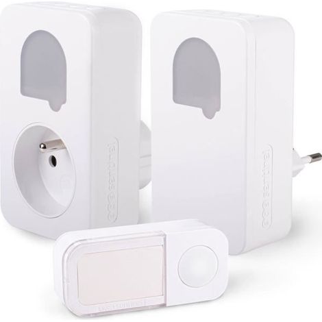 Chimes - SCS SENTINEL - SONE DUO - Wireless and battery-free - Set of 2 - Range 150+50 meters - Self-powered (1/4)