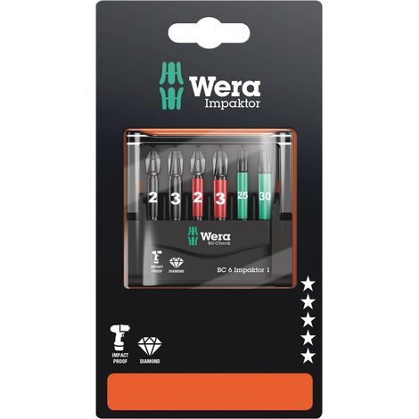 Wera Bit-Check 6 Impaktor 1 SB, 6-teilig 05073890001 TORX (1/5)