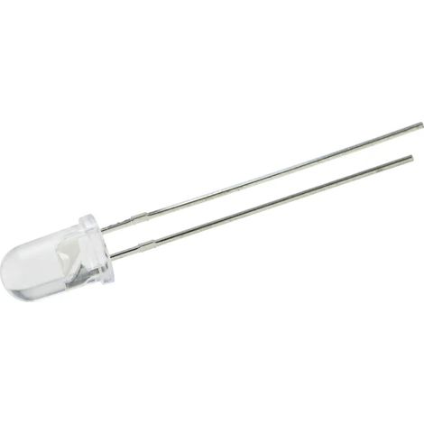 Diodo Led Blanco 5mm 12-15vdc 1560-2180mcd 30º Transparente Osw5dk5a32a-12v