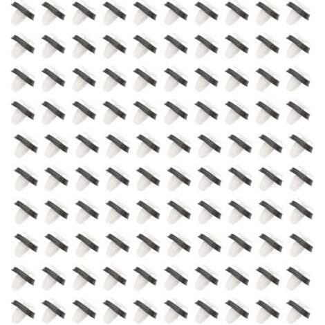 100 clip di fissaggio per pannello porta per Fiat Ducato 71728806, 8565.43, 856543 con guarnizione in gomma