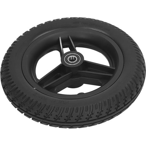 Roue avant pour fauteuil roulant 10 x 2 pouces, en polyuréthane plein, roulette de rechange pour déambulateur