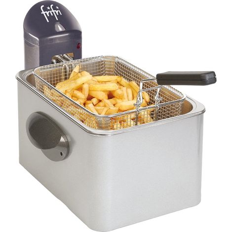 Frifri 1948 - Freidora (4,5 l, 1,5 kg, gris, Independiente, 3200 W, 29 cm)