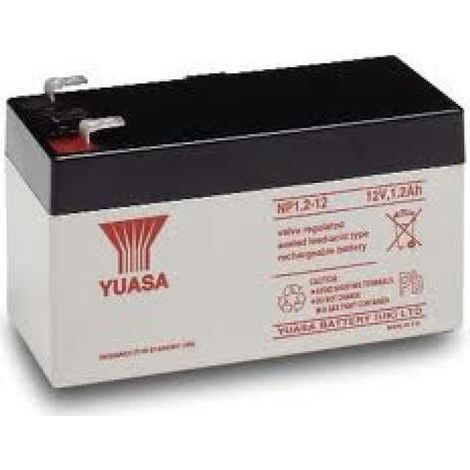 BATTERIA YUASA NP1,2-12 12V 1,2Ah