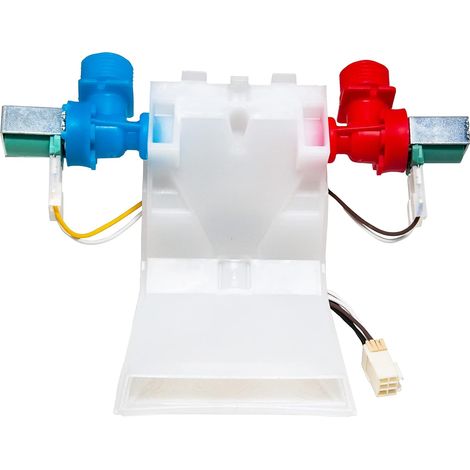 W10144820 Réplacement de la pièce de remplacement de la vanne d'entrée d'eau de lave-linge WPW10144820, WPW10144820VP, W10311458, AP4371093, AP6015761, EAP11749042, PS11749042, W10140914, etc (1/5)