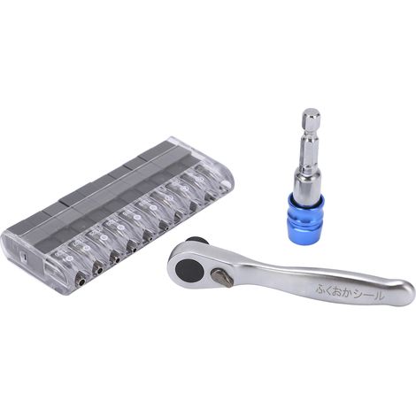 Ensemble de 12 clés à cliquet FO-9212B, mini tournevis à cliquet industriel portable et durable (1/5)