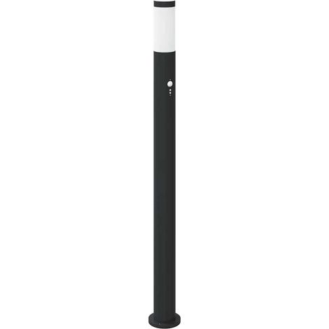 Baliza luminosa con sensor de movimiento, 110 cm, acero inoxidable, IP44 vidaXL