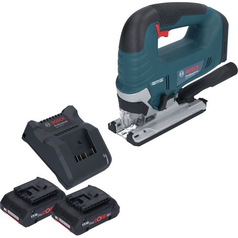 Bosch GST 18V-125 B Professional Scie sauteuse sans fil 18 V 125 mm Brushless + 2x batterie ProCORE 4,0 Ah + chargeur (1/5)