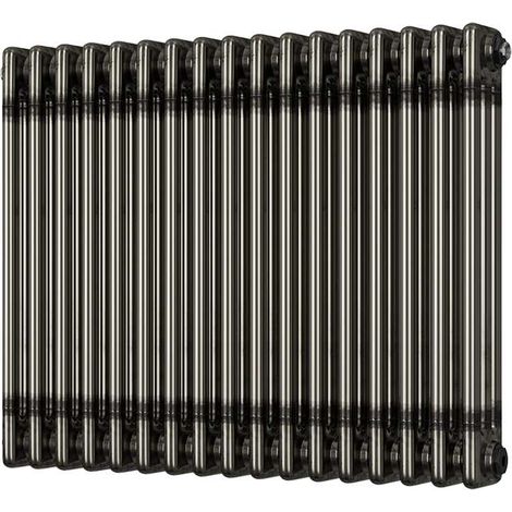 Alpha - Raw Metal Column Radiator H600mm x W777mm 3 Column