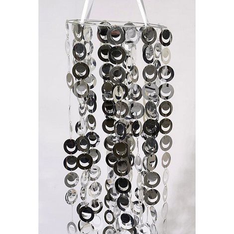 PARALUME 30X180CM ARGENTO PENDENTE DECORO CASA NATALE