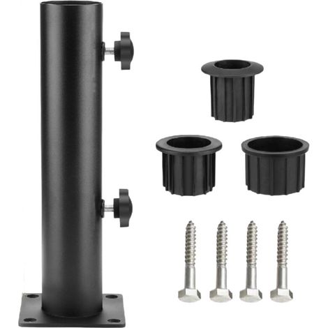 Robuster Sonnenschirmständer für Terrassen, Geländer, Strände, Innenhöfe, Balkone, Boote und Ladeflächen.