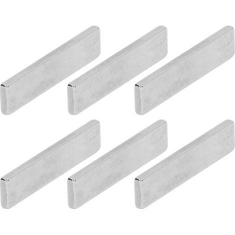Lot de 10 aimants en néodyme à vendre, aimants puissants pour l'artisanat, la science, le bricolage et les aimants de réfrigérateur, aimants en barre adaptés à de multiples usages. (1/5)