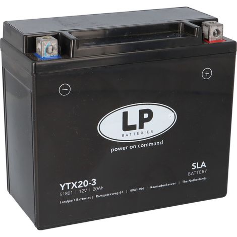 Batterie AGM SLA 12V 18Ah für Motorrad Startbatterie MS LTX20-3 (1/5)