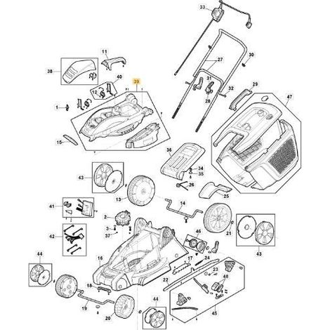 KIT COVER ESTETICHE E 380 Li 40 ORIGINALE STIGA - 118811051/0