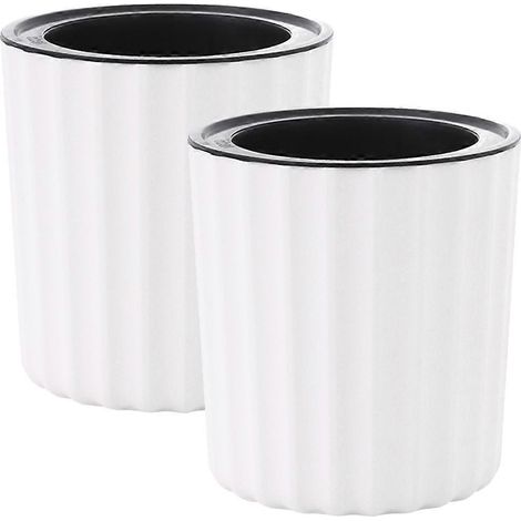 Lot de 2 pots à arrosage automatique, pots de fleurs en plastique pour violettes, jardinières décoratives pour plantes (1/5)