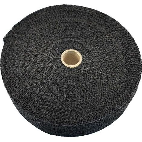 5m black heat insulation tape for exhaust pipes, for cars and motorcycles, (1/4)