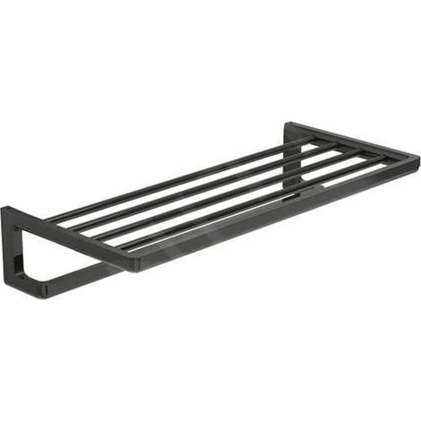 Roca Tempo - Étagère pour serviettes, longueur 600 mm, noir A817032CN0 (1/3)