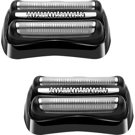 Testine di ricambio per rasoio Serie 3, 2 pezzi 21B Lamina di ricambio per rasoio Braun Serie 3, Accessori per testine di rasoio elettrico compatibili con i rasoi da uomo Braun Serie 3 (1/5)