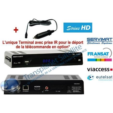 Récepteur HD - SERVIMAT - SIRIUS III - Tuner amélioré - Alimentation robuste - Design moderne